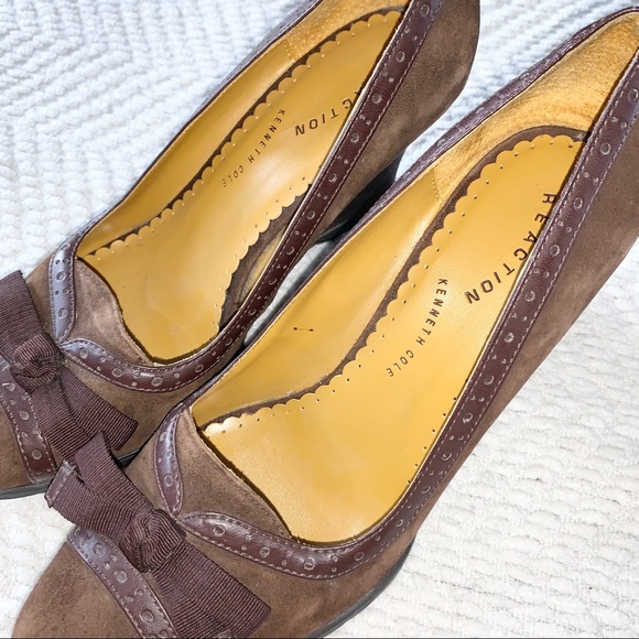 Kenneth Cole Reaction Brown Heel Brown Size 9 - Picture 6 of 13